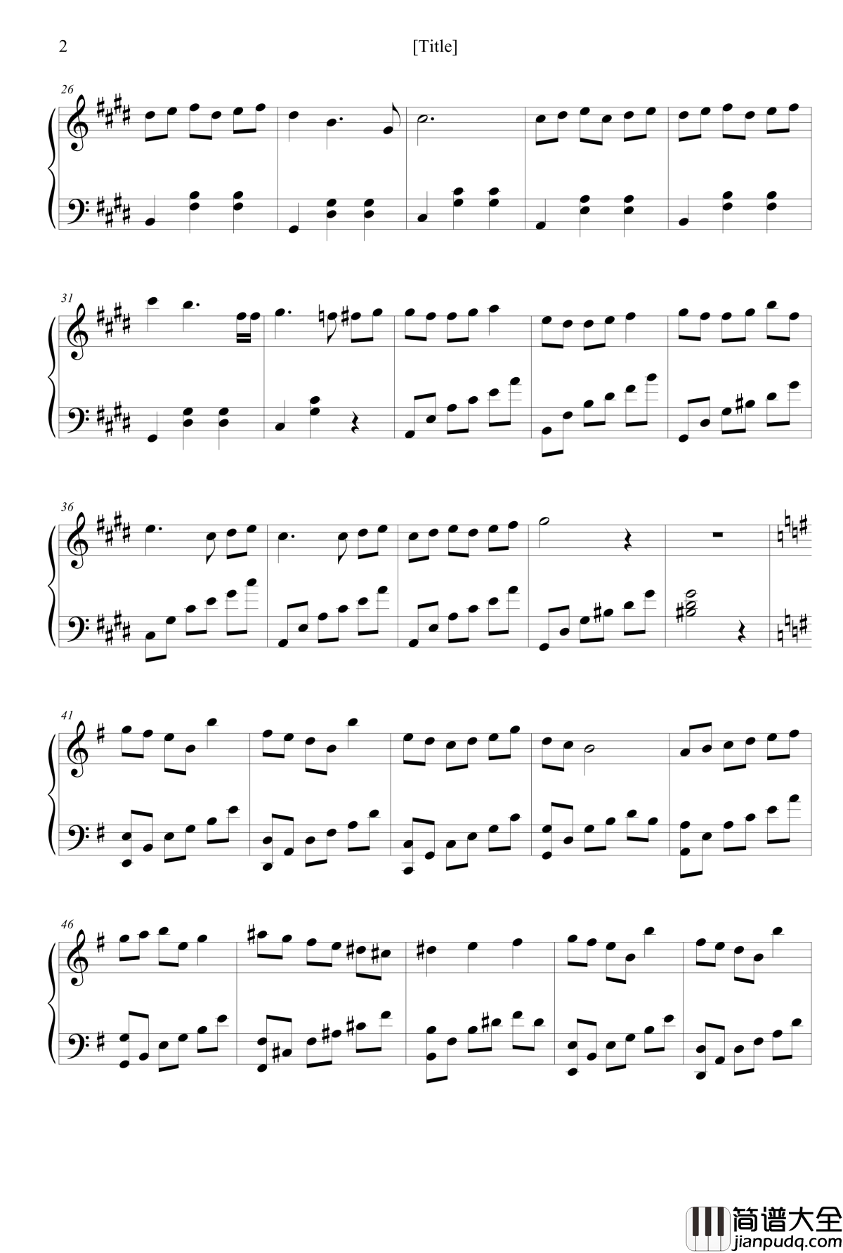 鋼琴哭钢琴谱_钟嘉欣