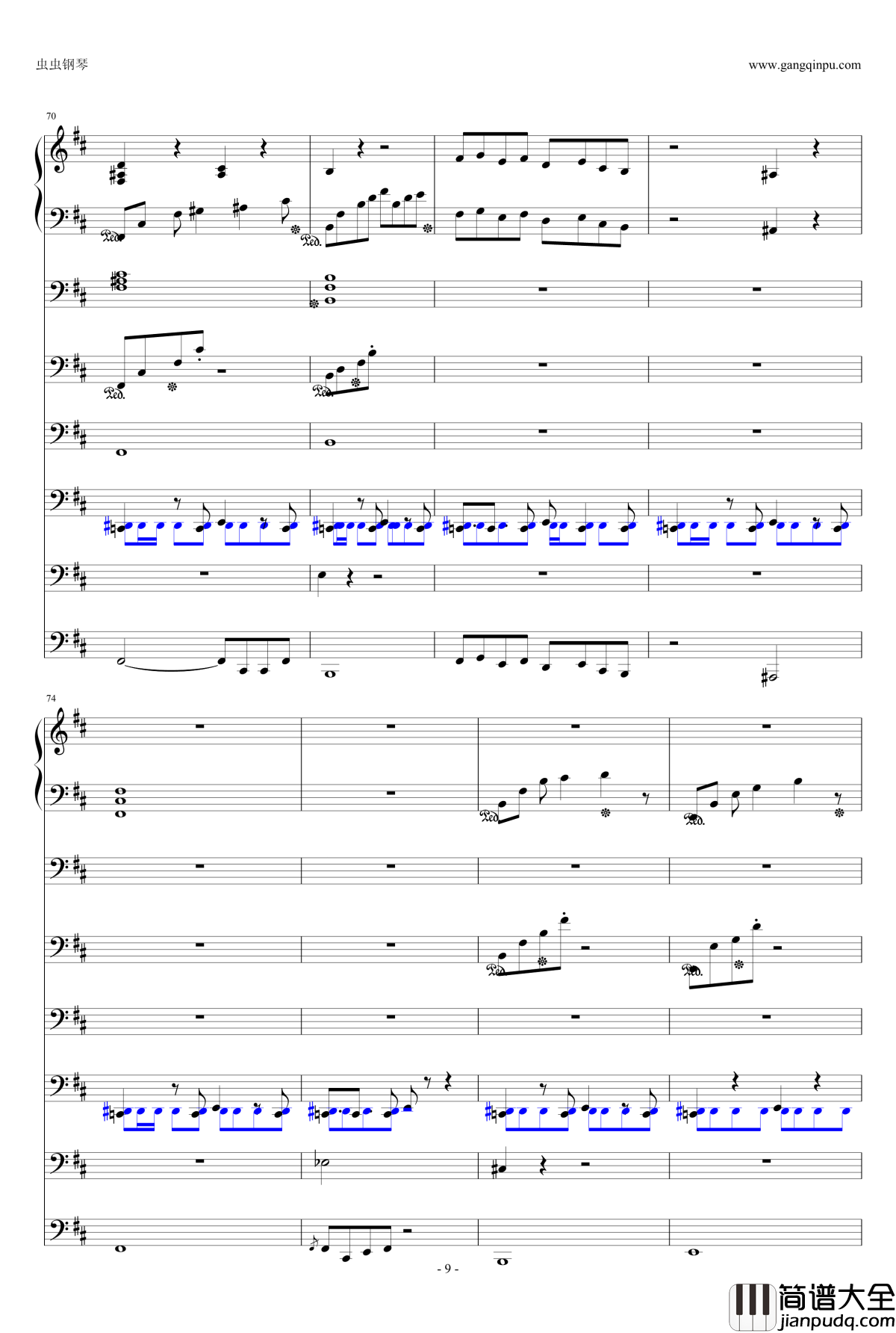 自欺欺人钢琴谱_ellocz