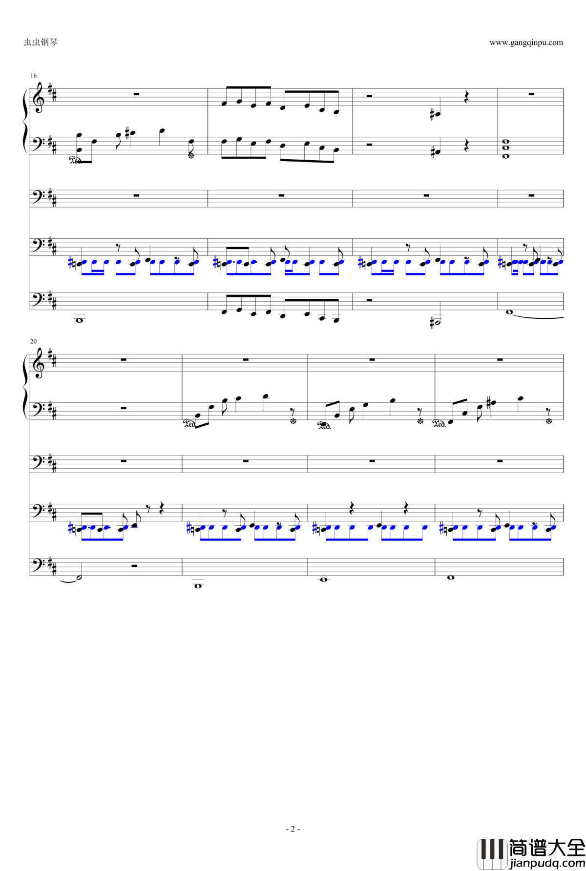 自欺欺人钢琴谱_ellocz