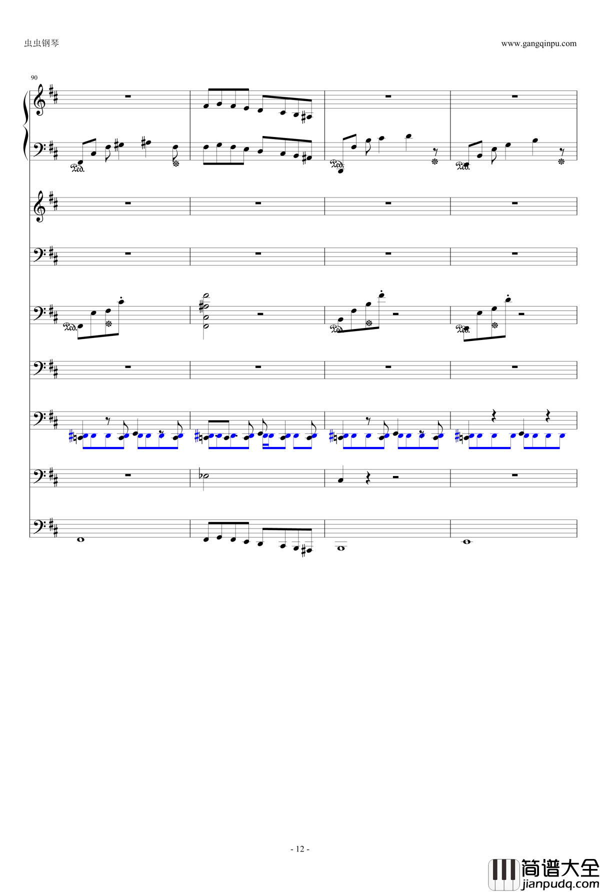 自欺欺人钢琴谱_ellocz