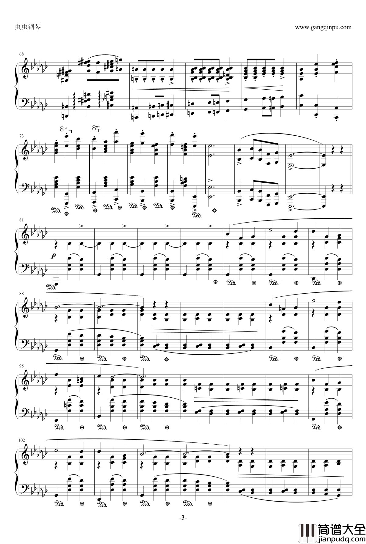 降b小调奏鸣曲第二乐章钢琴谱_肖邦_chopin