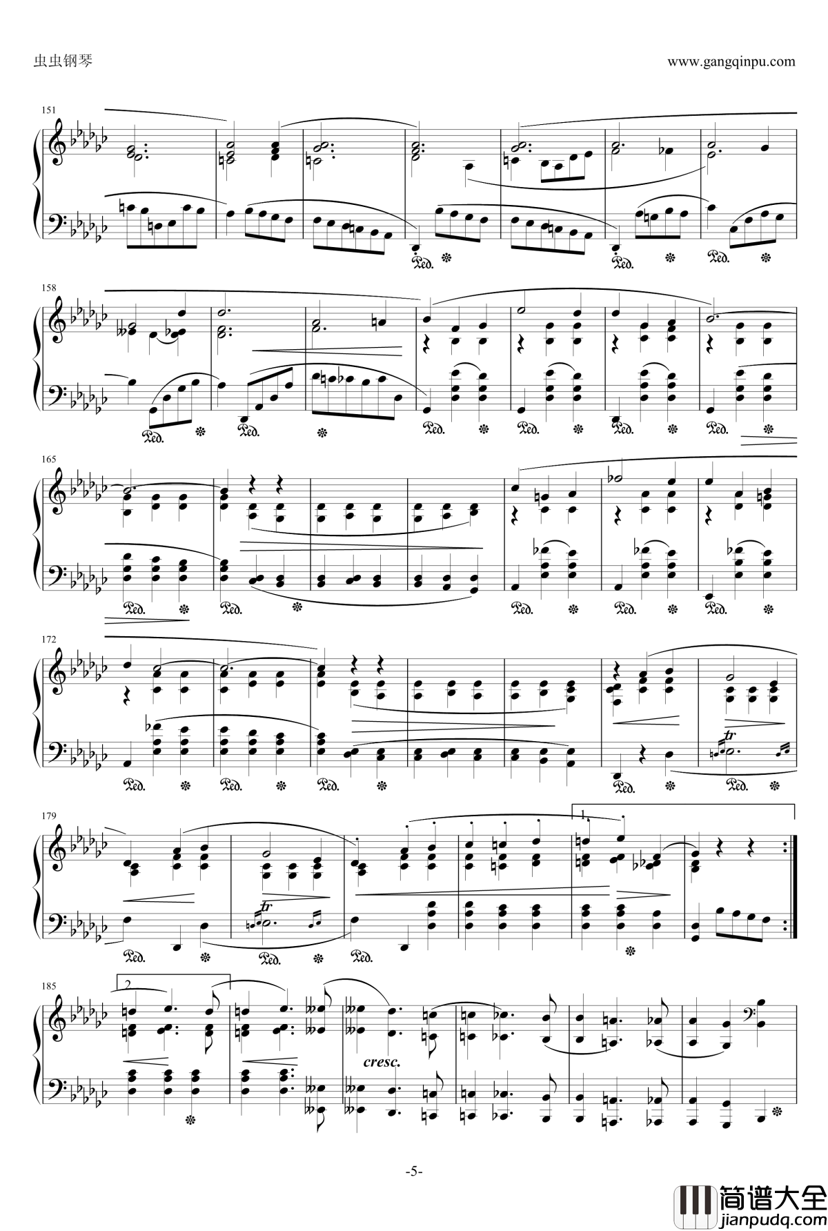 降b小调奏鸣曲第二乐章钢琴谱_肖邦_chopin