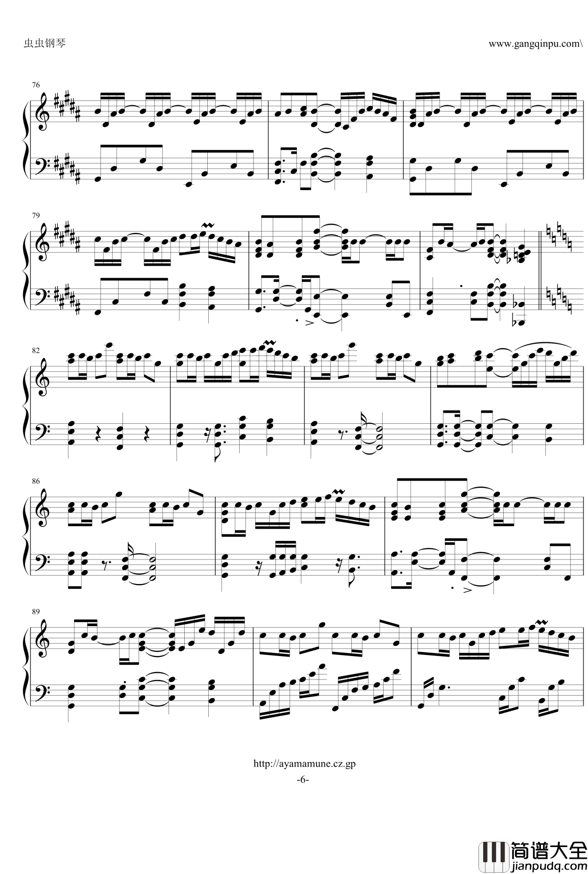 Wings_of_Piano钢琴谱_原版独奏曲谱_V.K