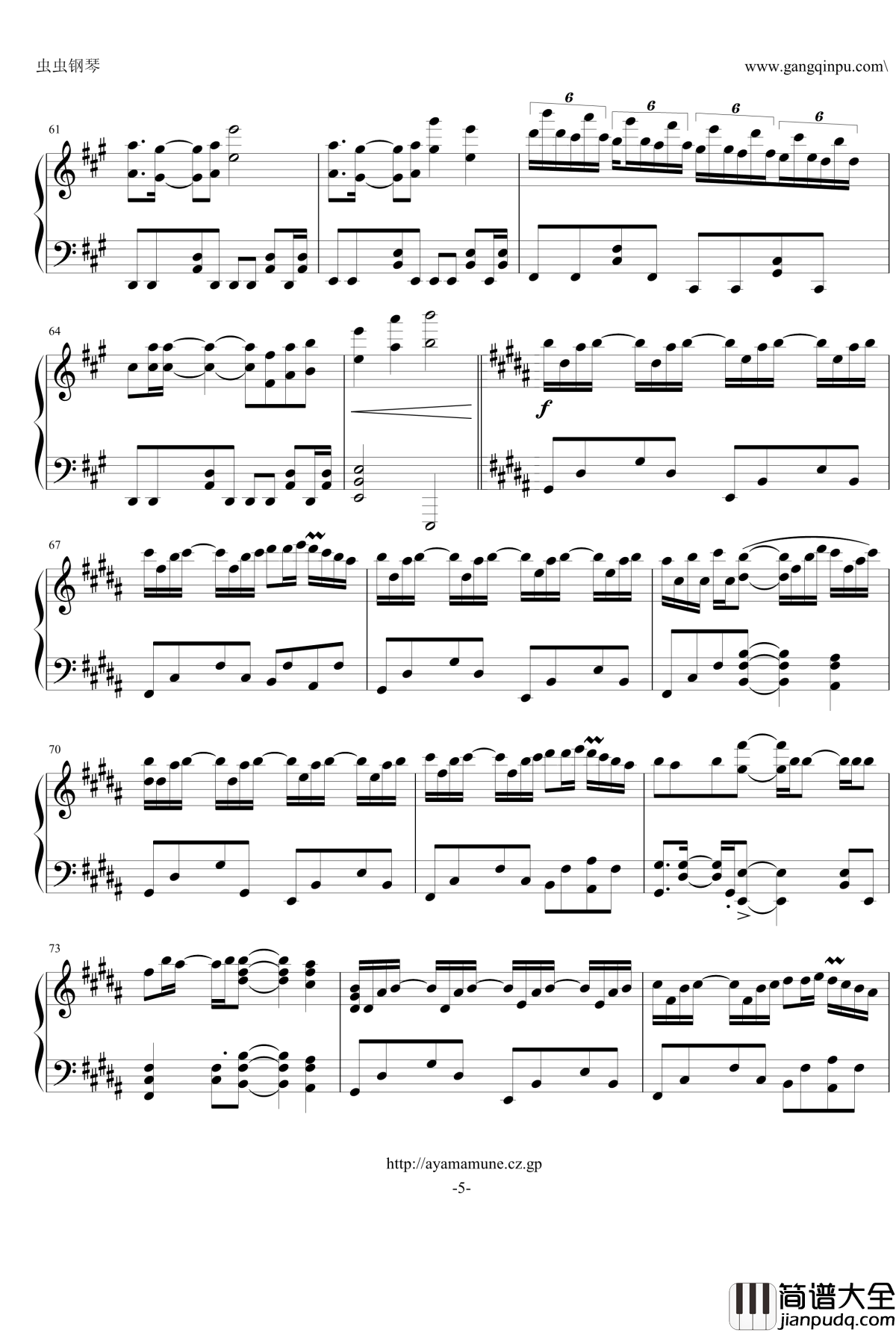 Wings_of_Piano钢琴谱_原版独奏曲谱_V.K