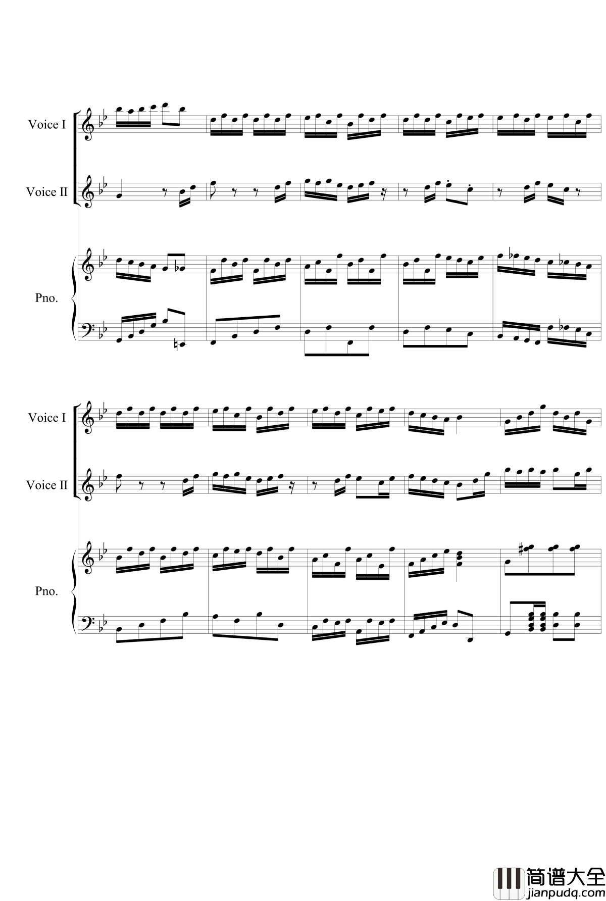 快乐的口风琴钢琴谱_zhangqing233