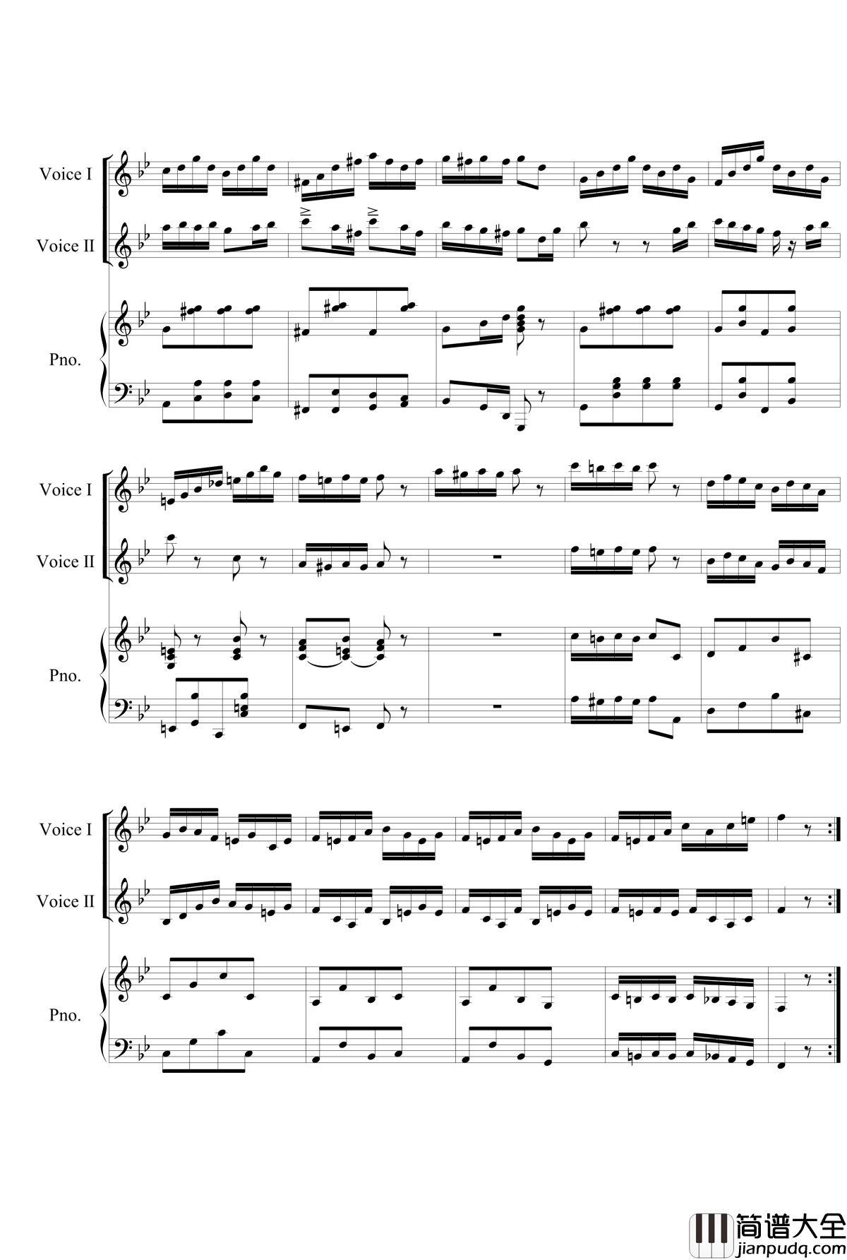 快乐的口风琴钢琴谱_zhangqing233