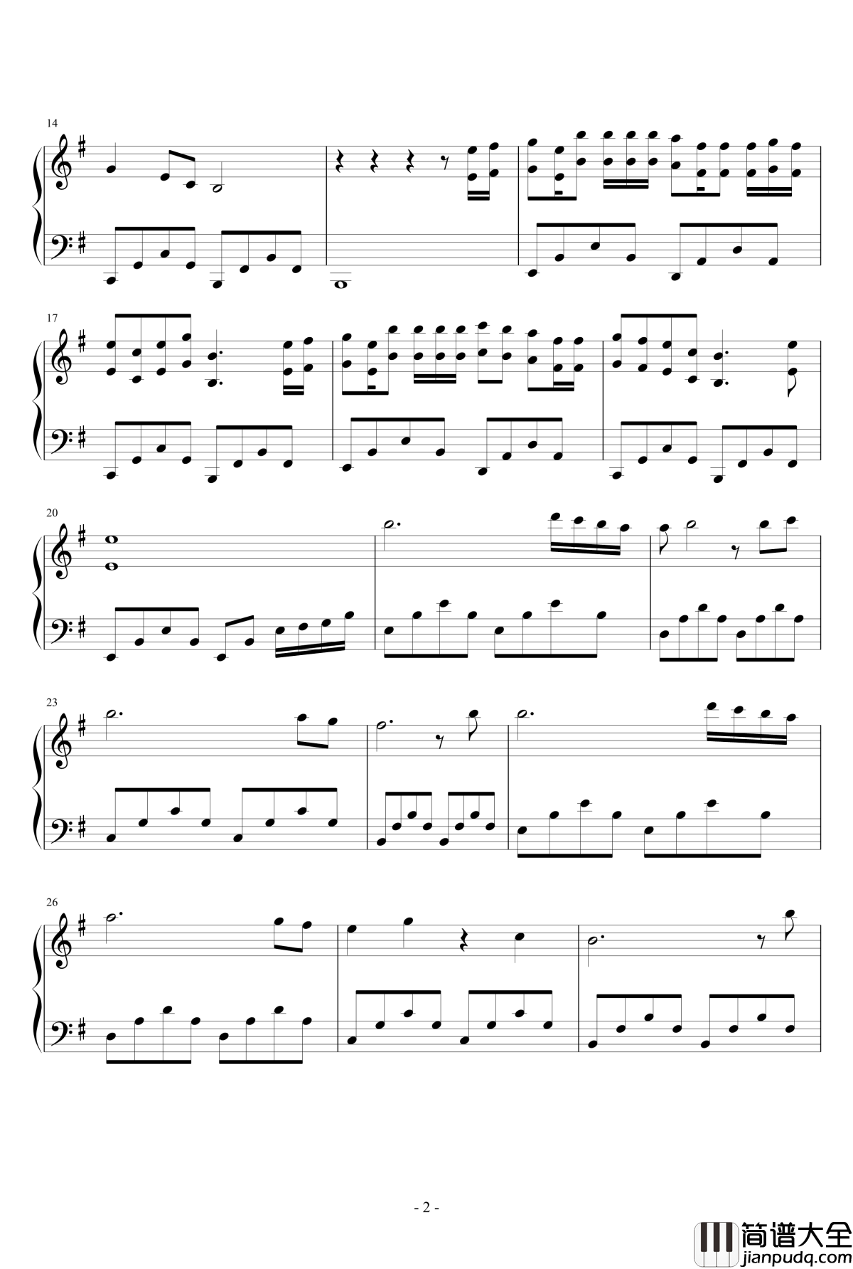 月夜傳說钢琴谱_狂音