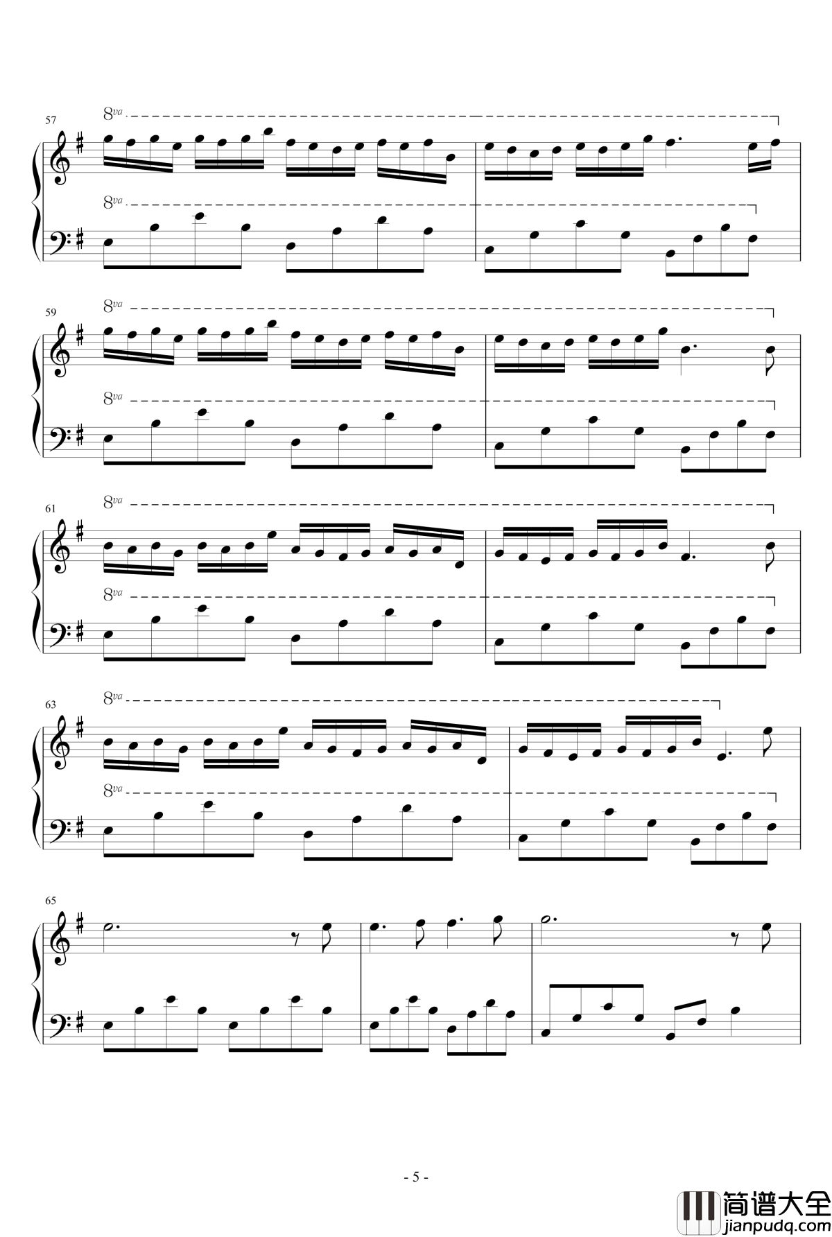 月夜傳說钢琴谱_狂音