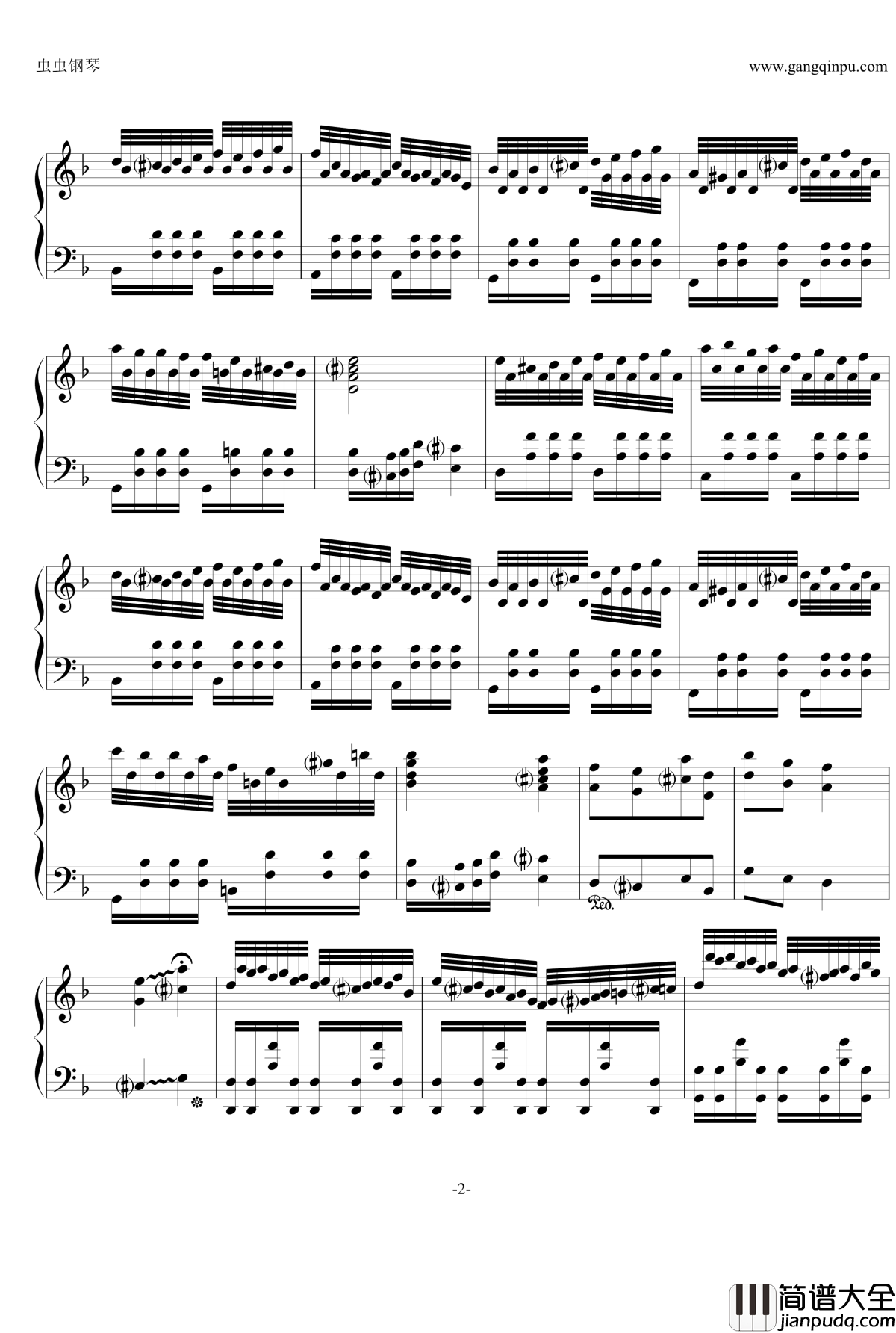 Run_Away钢琴谱_来自星星的你_紧张配乐