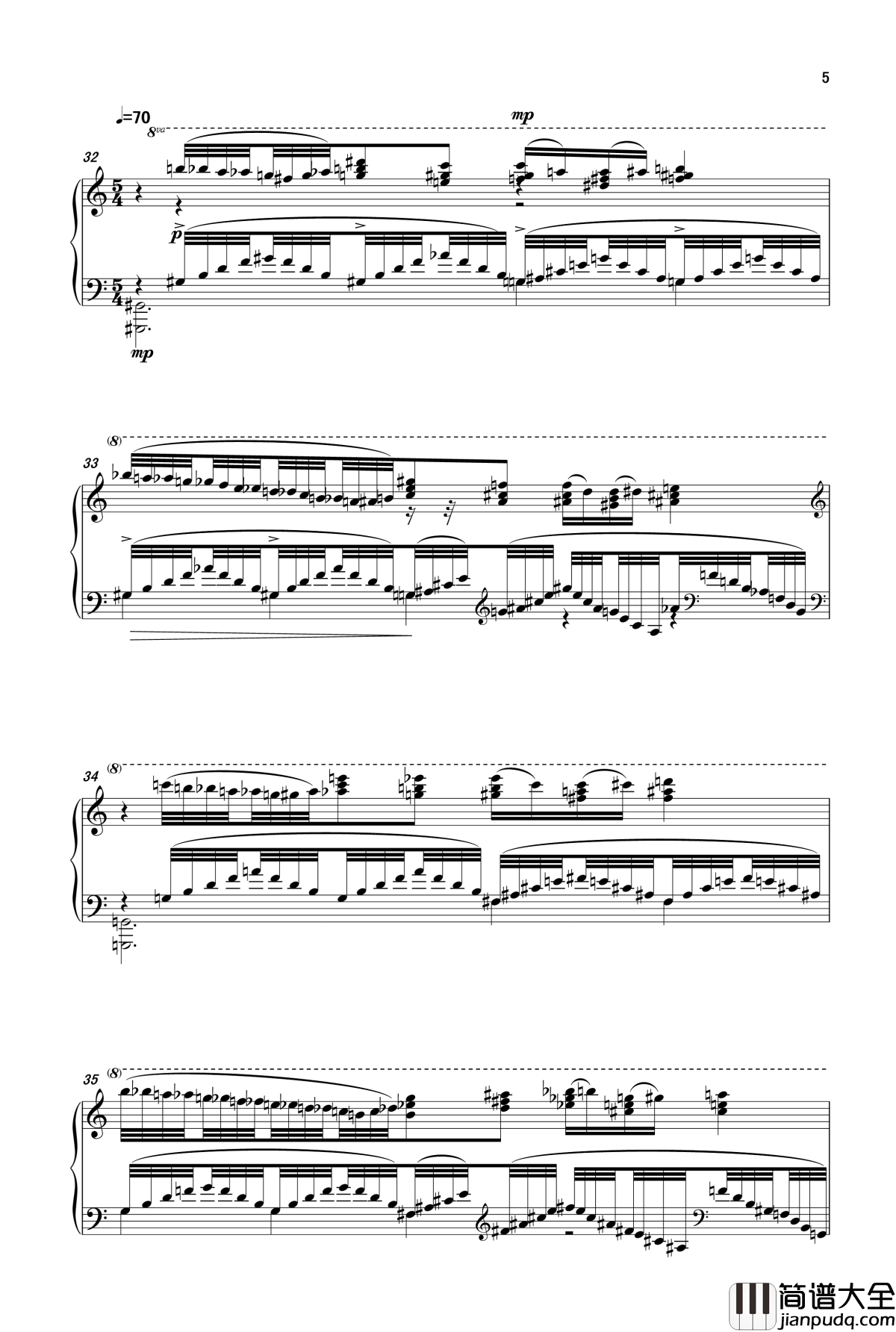 森林之夜钢琴谱_曲乐曲乐乐