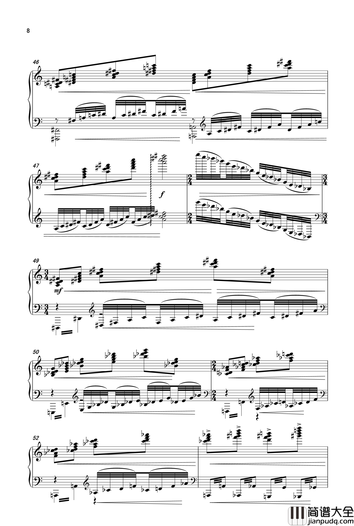 森林之夜钢琴谱_曲乐曲乐乐