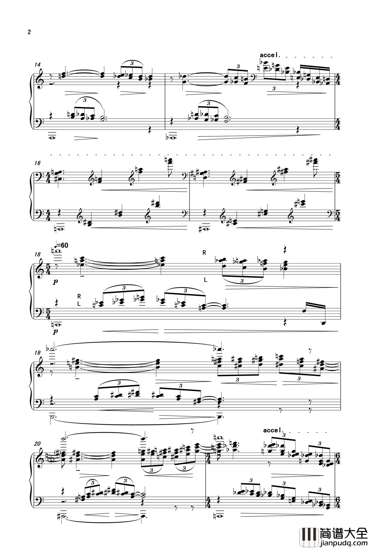 森林之夜钢琴谱_曲乐曲乐乐