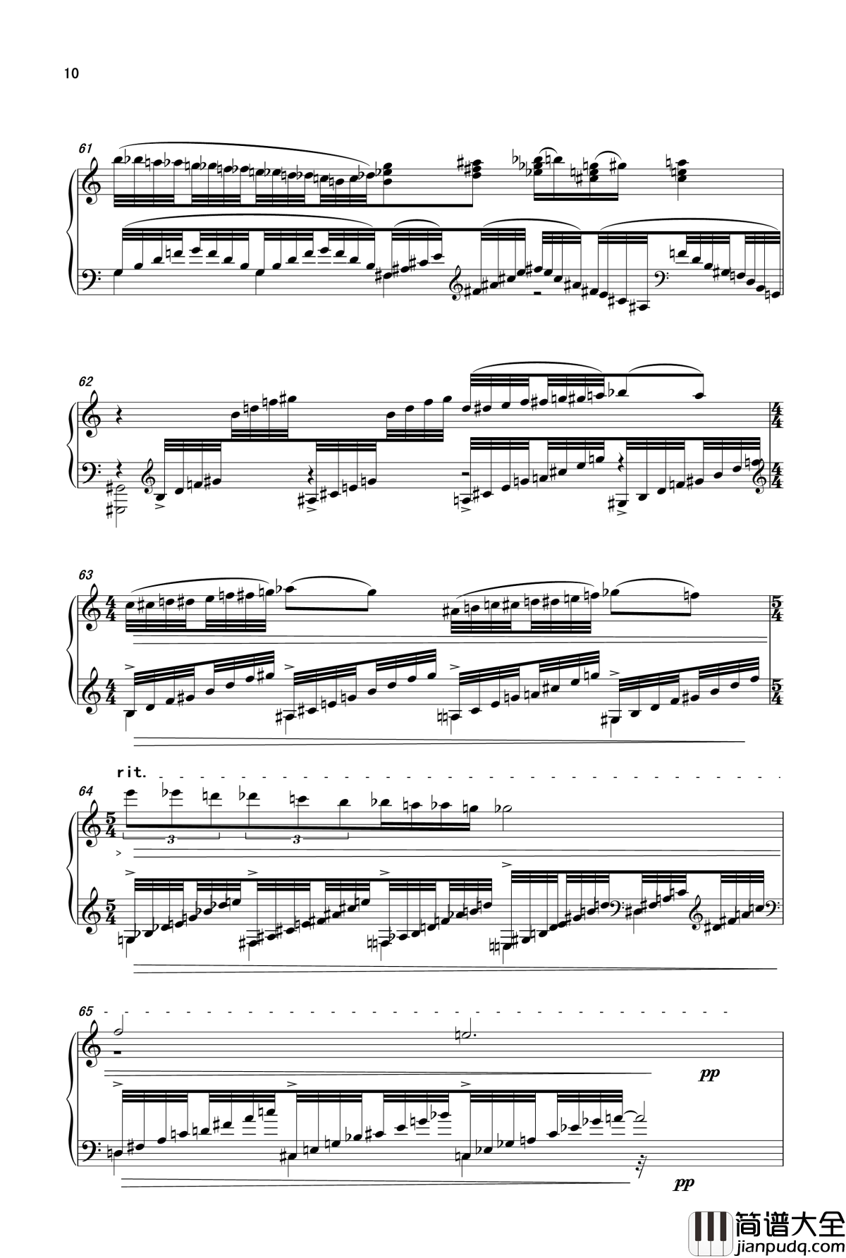 森林之夜钢琴谱_曲乐曲乐乐