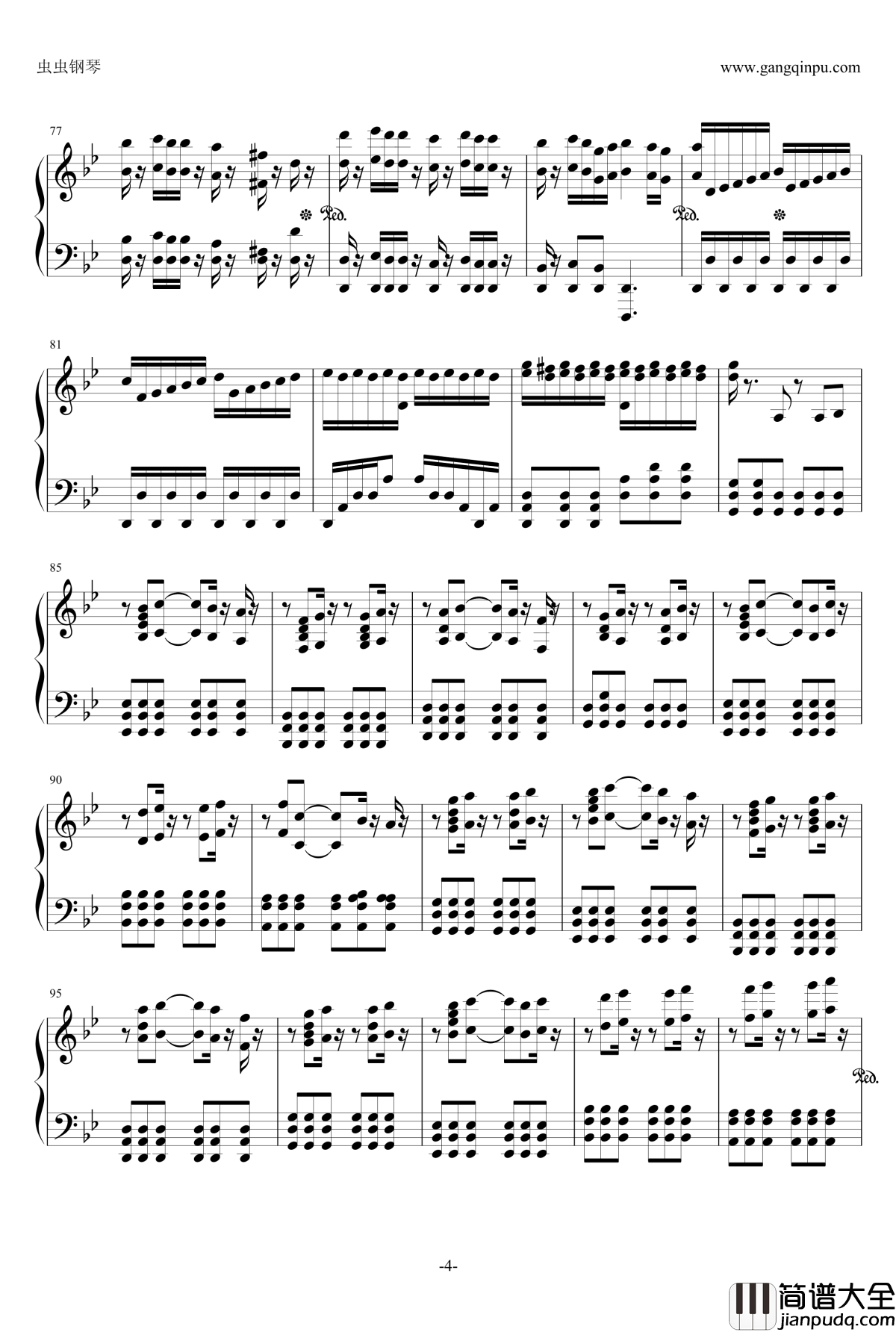 守卫大地钢琴谱_two_steps_from_hell