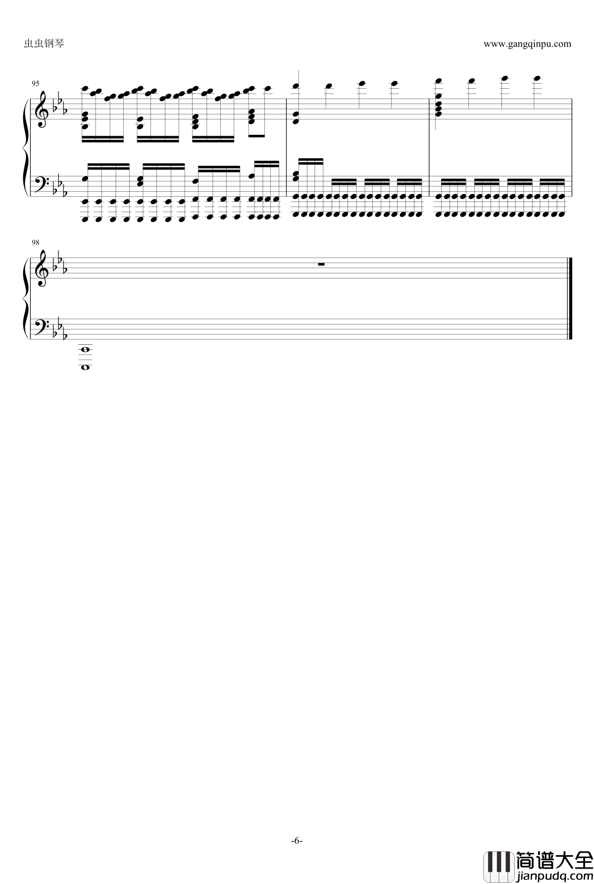 花剌子模重骑士El_Dorado钢琴谱_two_steps_from_hell