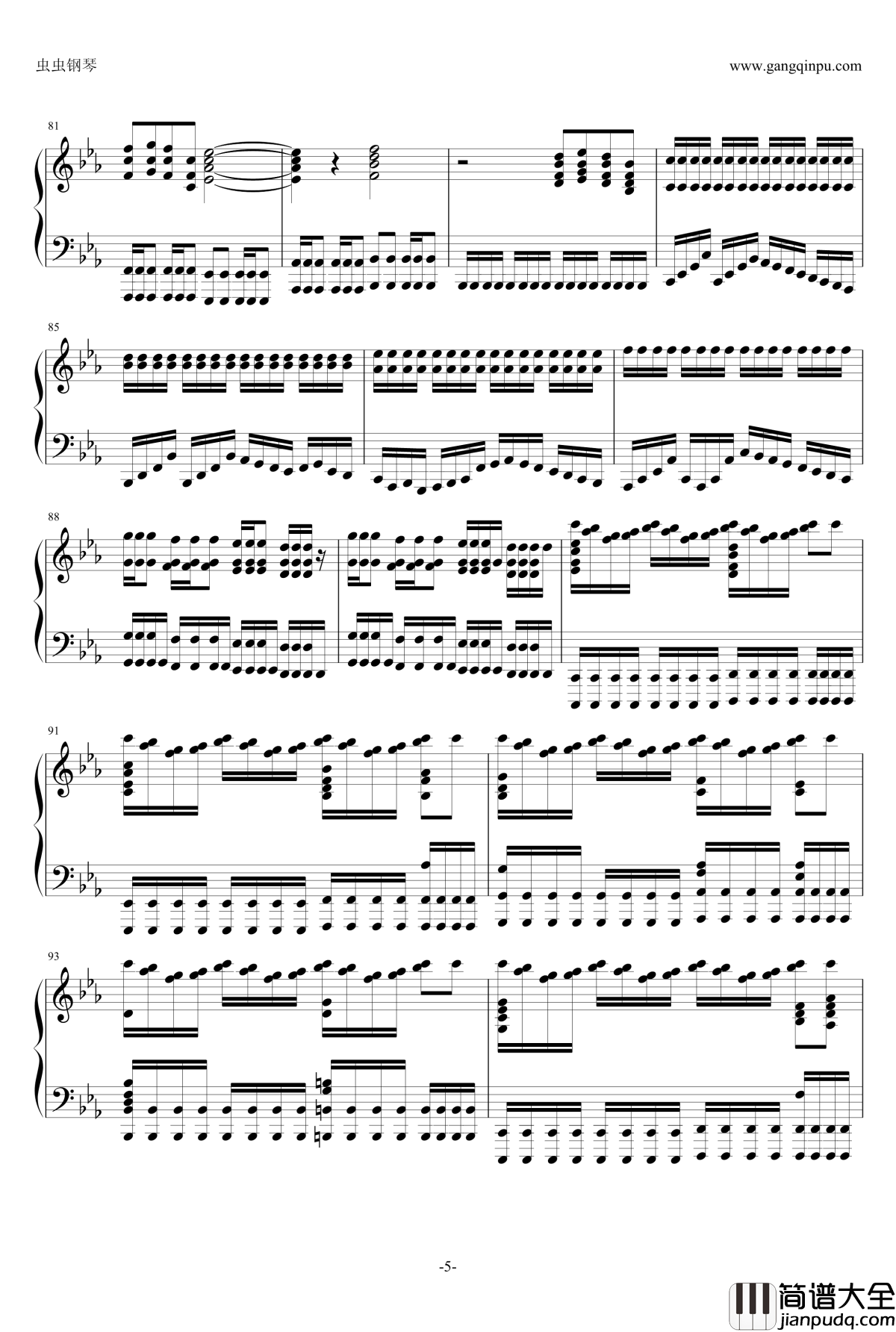 花剌子模重骑士El_Dorado钢琴谱_two_steps_from_hell