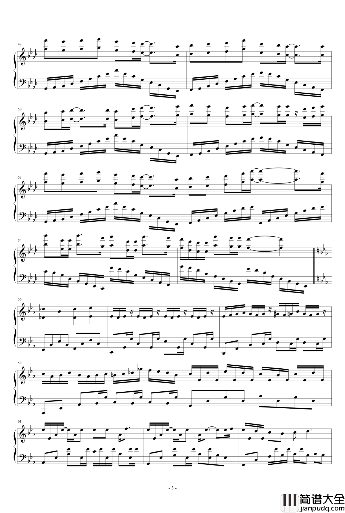 尘封记忆钢琴谱_马剑芬