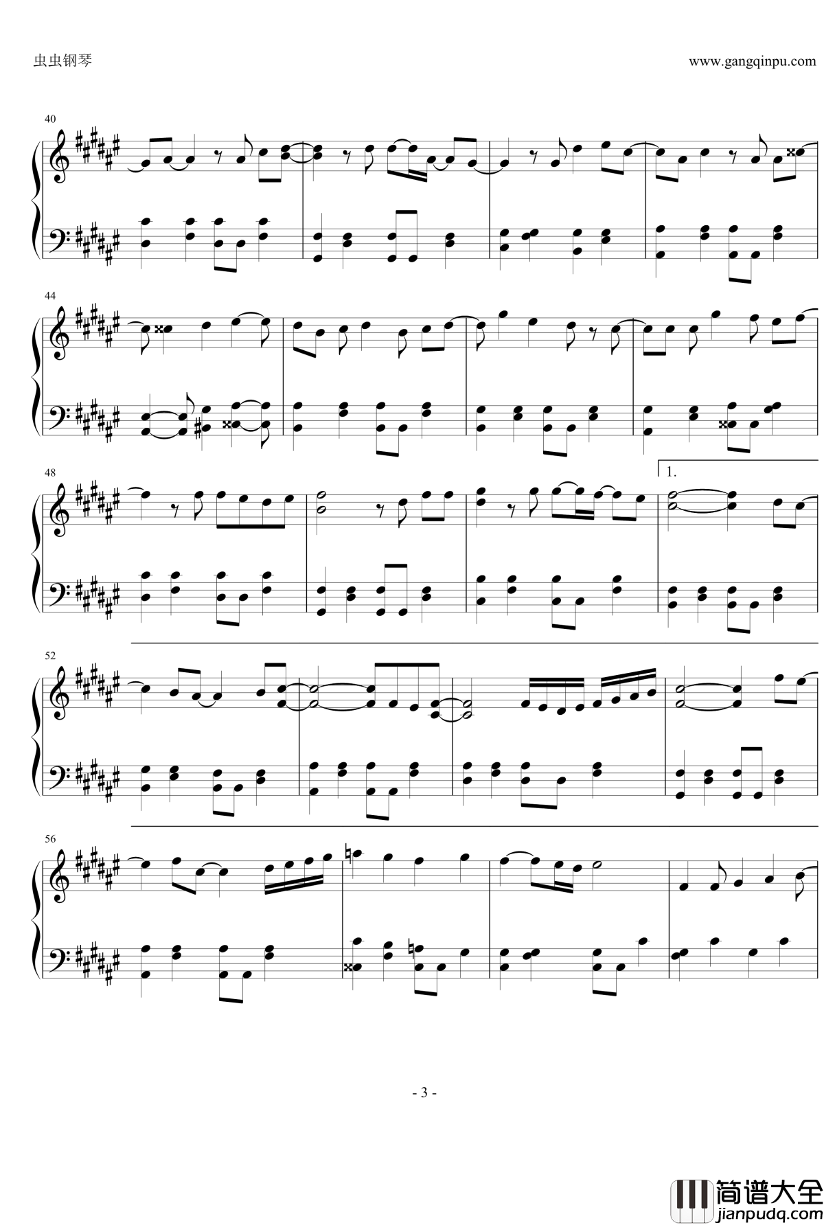 Road_to_Glory钢琴谱_嵐_Arashi