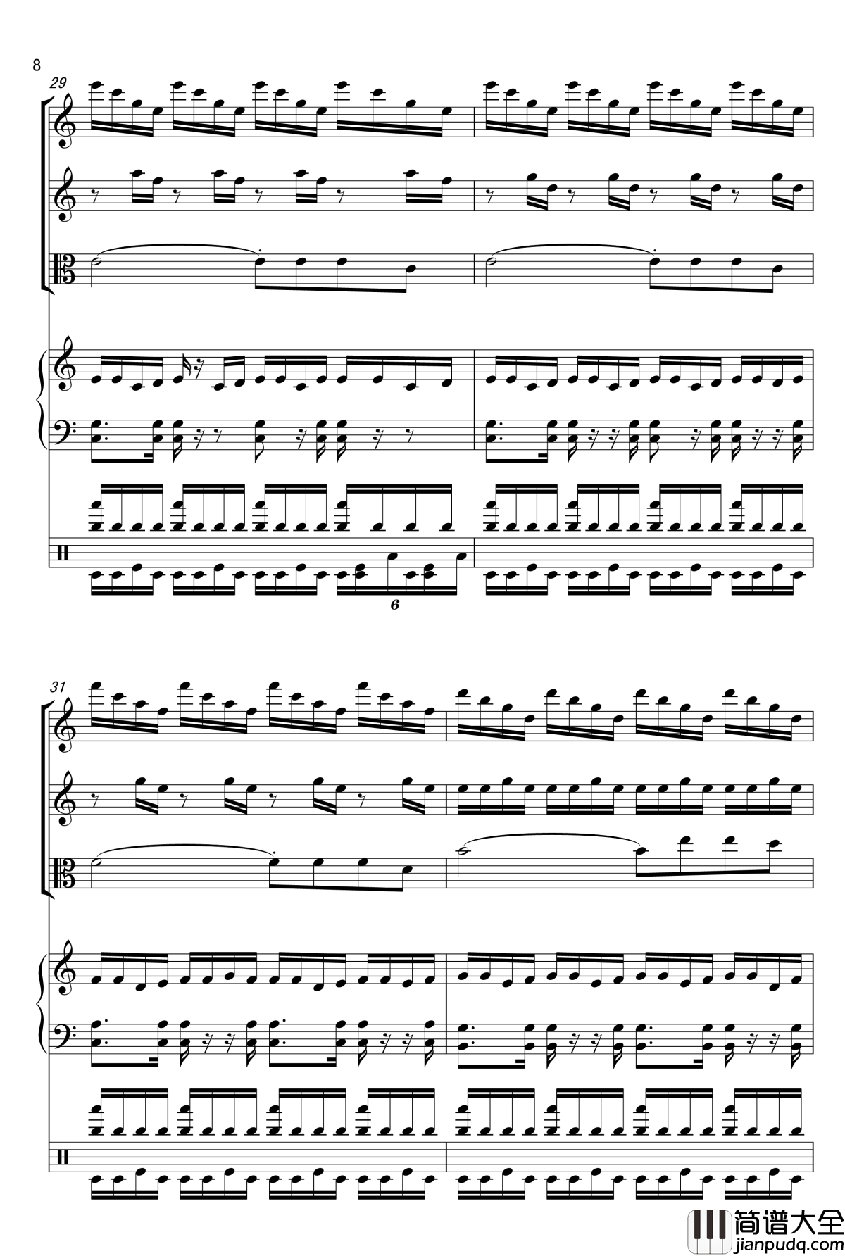 Please_be_a_happy_fish钢琴谱_FangDong