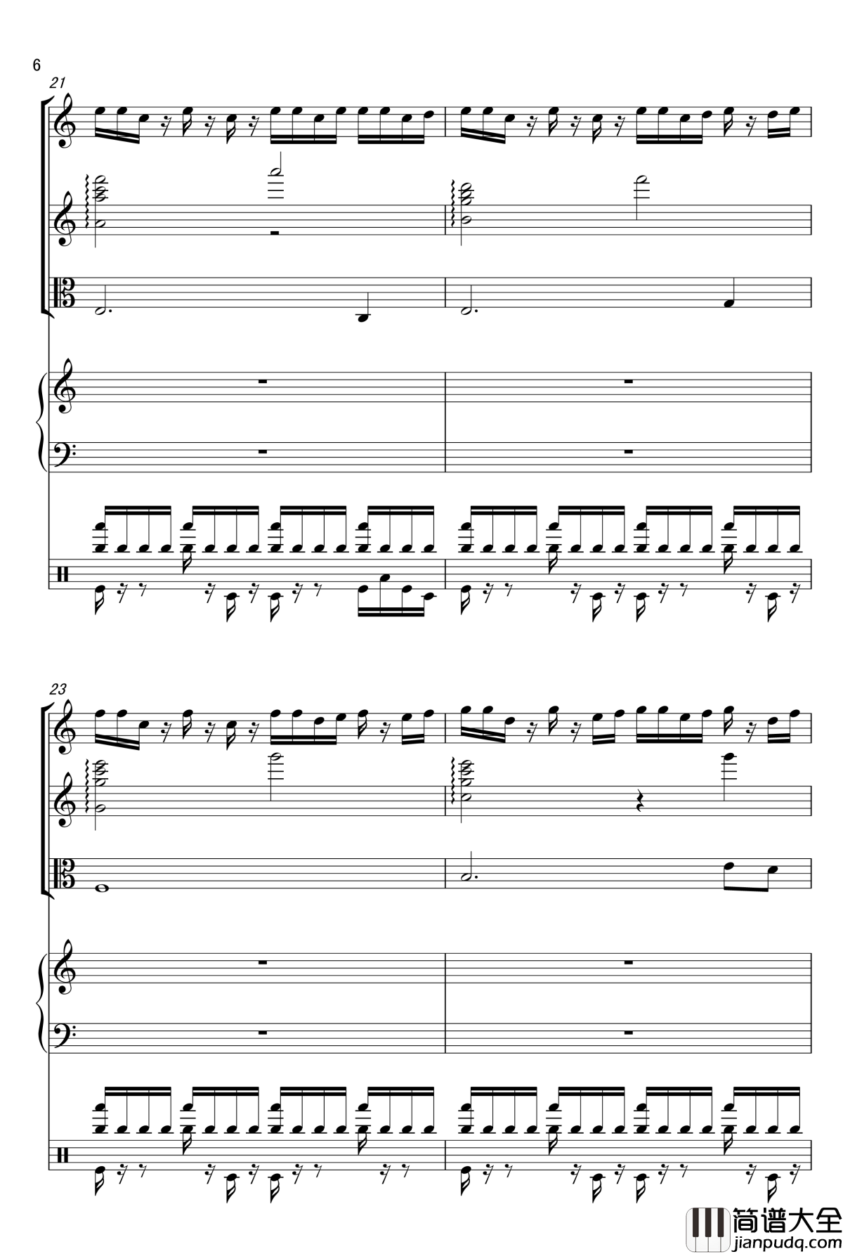 Please_be_a_happy_fish钢琴谱_FangDong