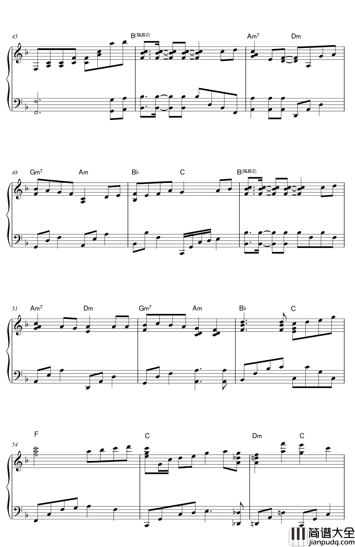 每一个明天钢琴谱_陈奕迅