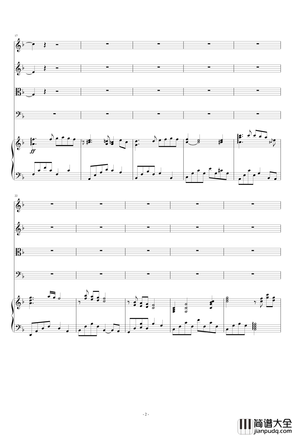 Flower钢琴谱_孙浩宇