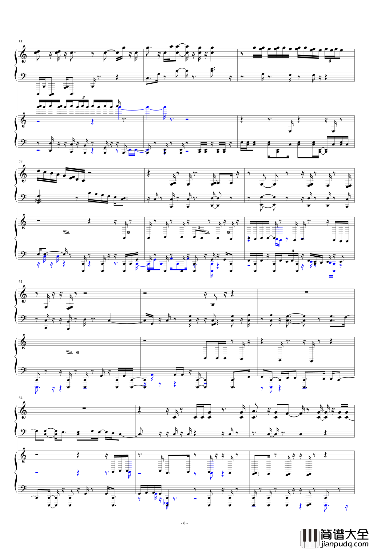 小星星钢琴谱_变态版_第一章_11269395384