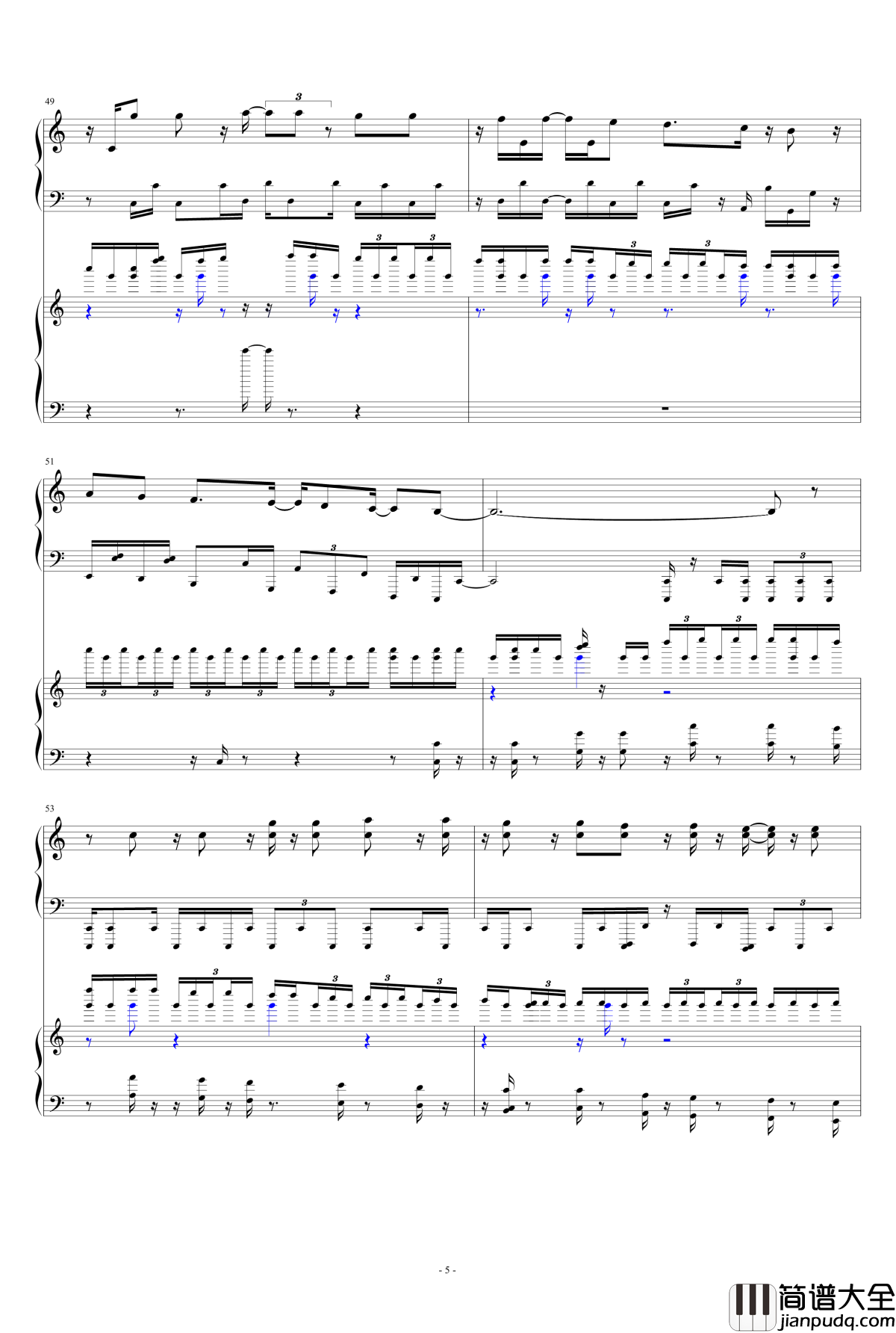 小星星钢琴谱_变态版_第一章_11269395384