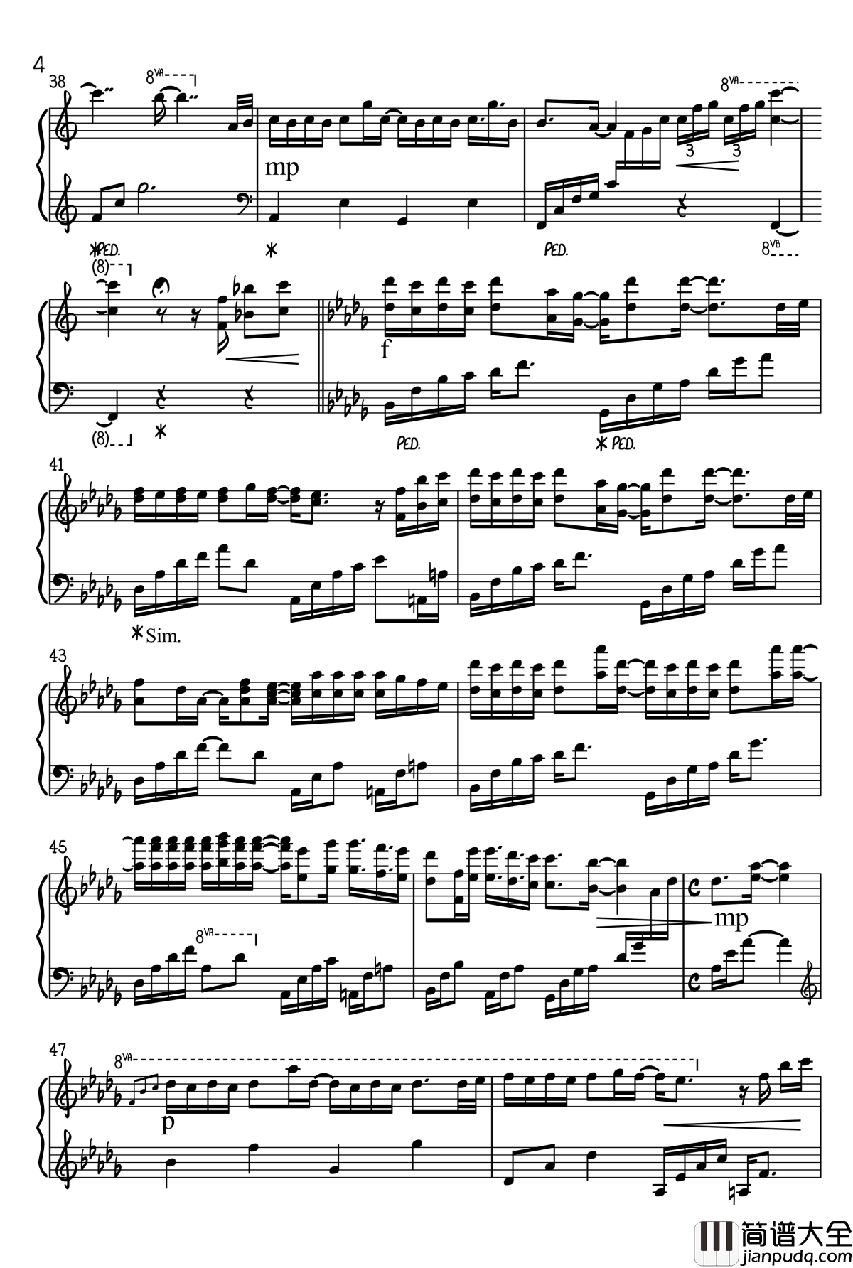 Star_at_Dawn钢琴谱_晨星_V.K克