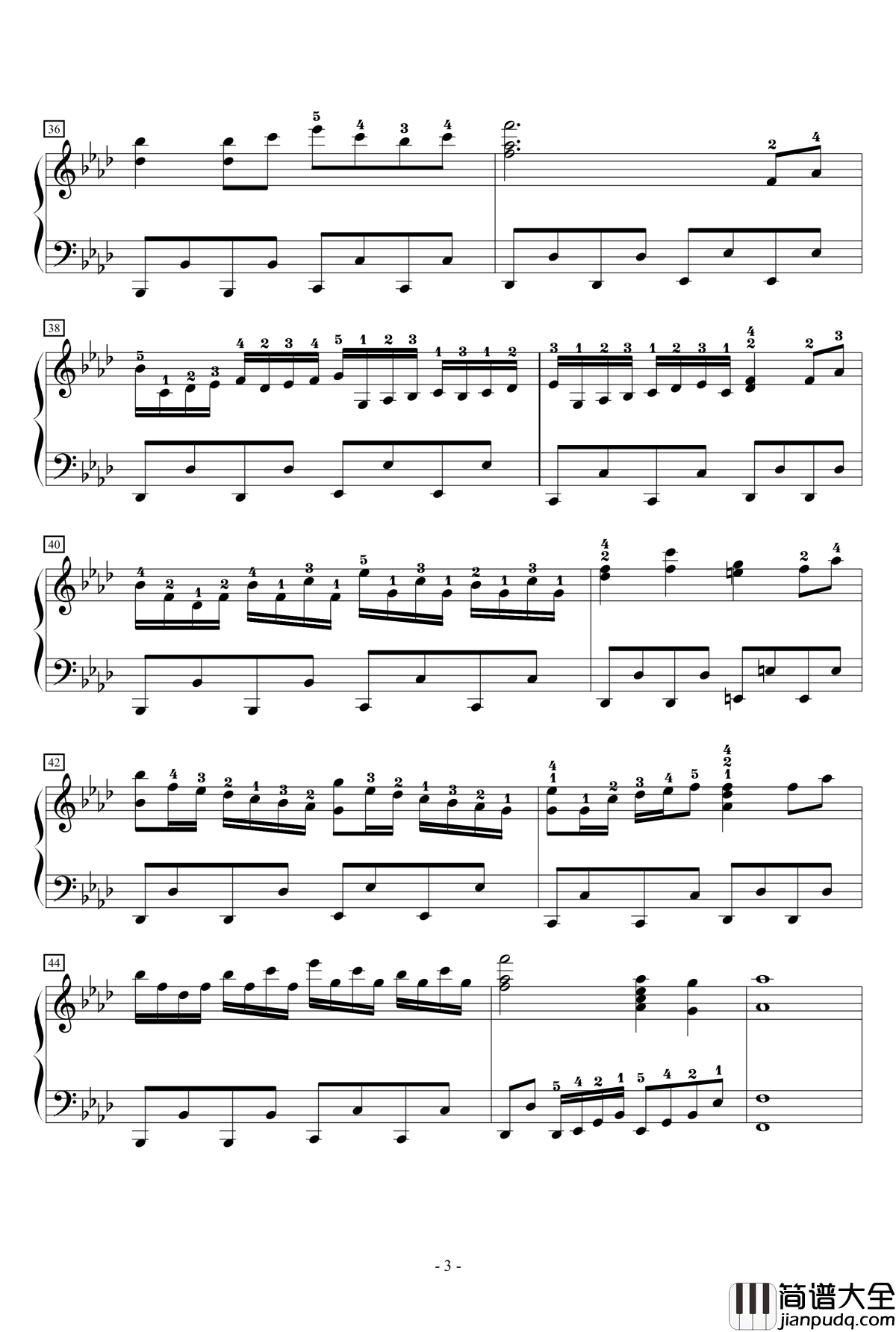 狂気の飛翔幻想響钢琴谱_88鍵盤酷使録_东方永夜抄