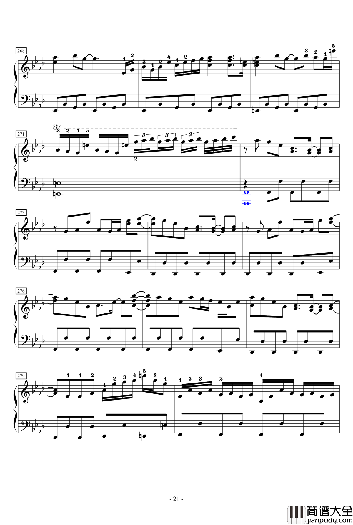 狂気の飛翔幻想響钢琴谱_88鍵盤酷使録_东方永夜抄