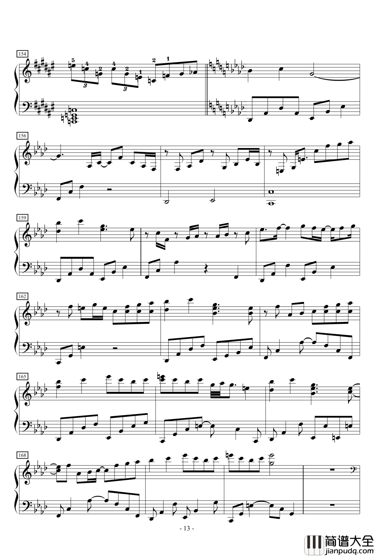 狂気の飛翔幻想響钢琴谱_88鍵盤酷使録_东方永夜抄