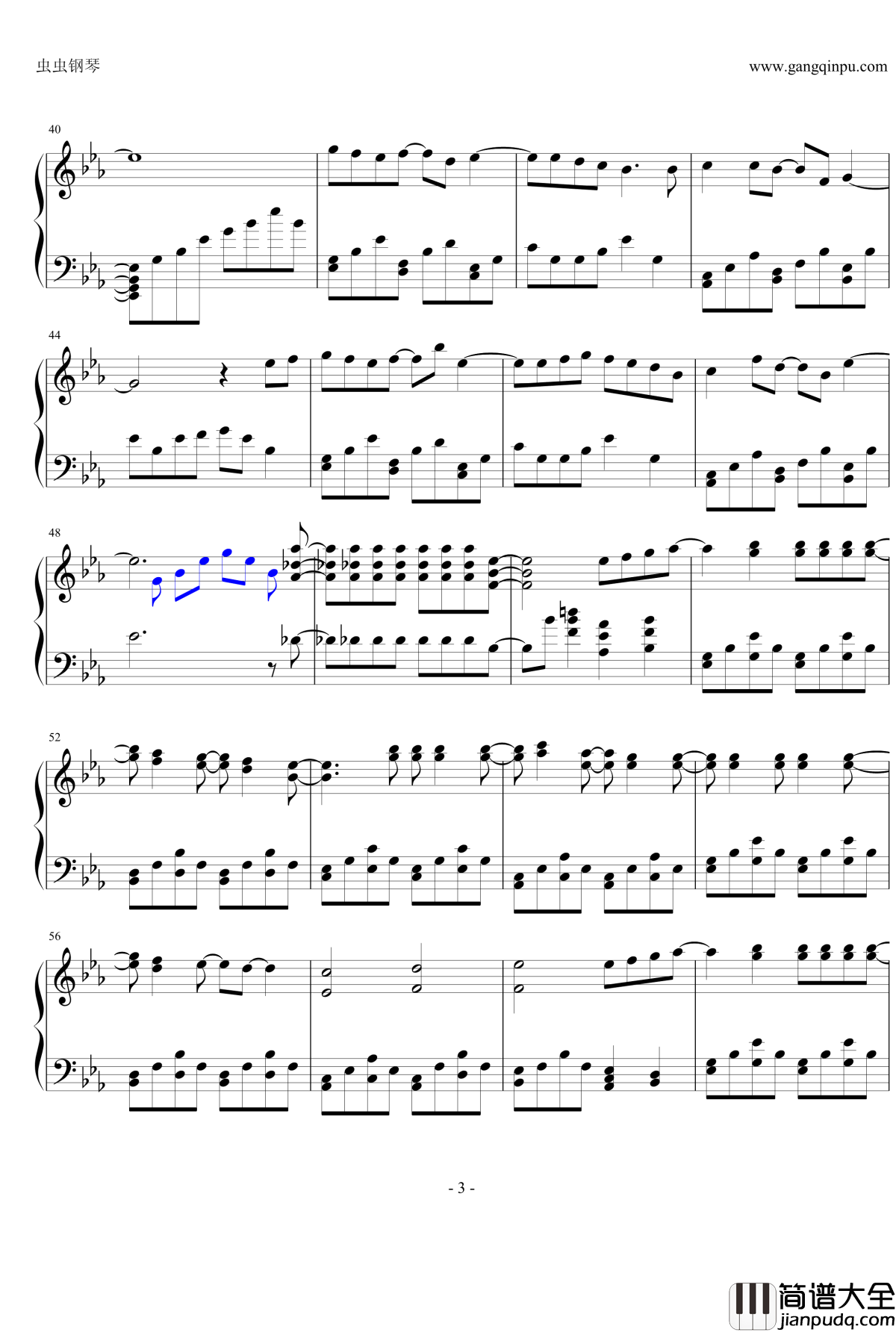 君の名は希望钢琴谱_AKB红白歌战版_钢琴独奏_乃木坂46