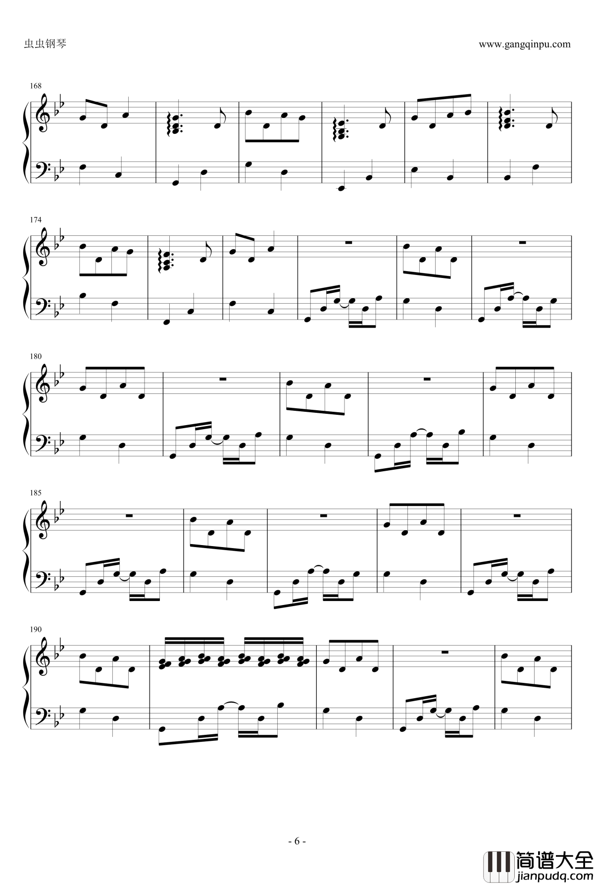 双箭头背景音乐钢琴谱_双箭头