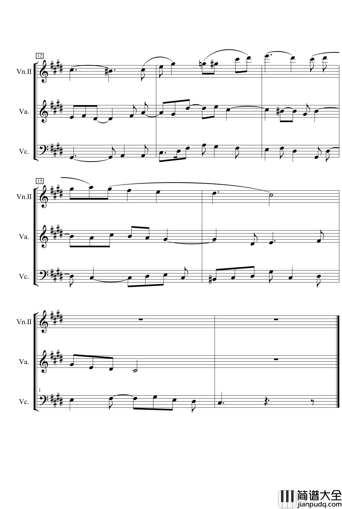 黎明前的黑暗钢琴谱_绿诗翰