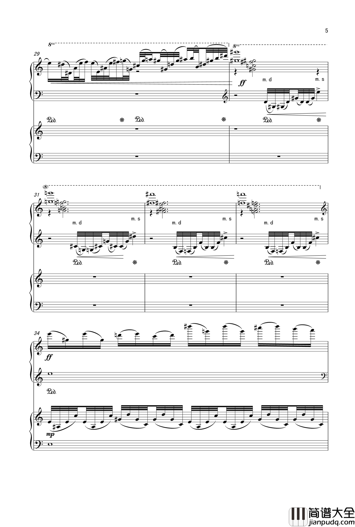 魔镜钢琴谱_曲乐曲乐乐