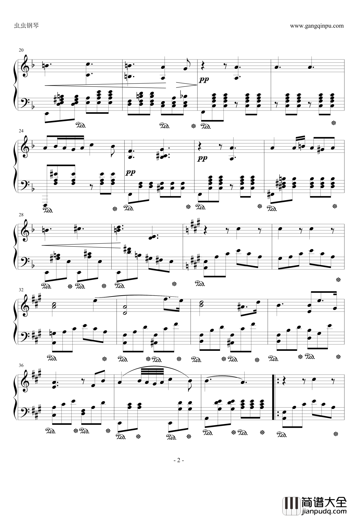 原创小夜曲钢琴谱_nyride