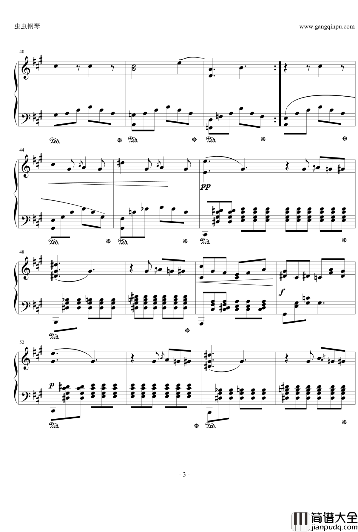 原创小夜曲钢琴谱_nyride