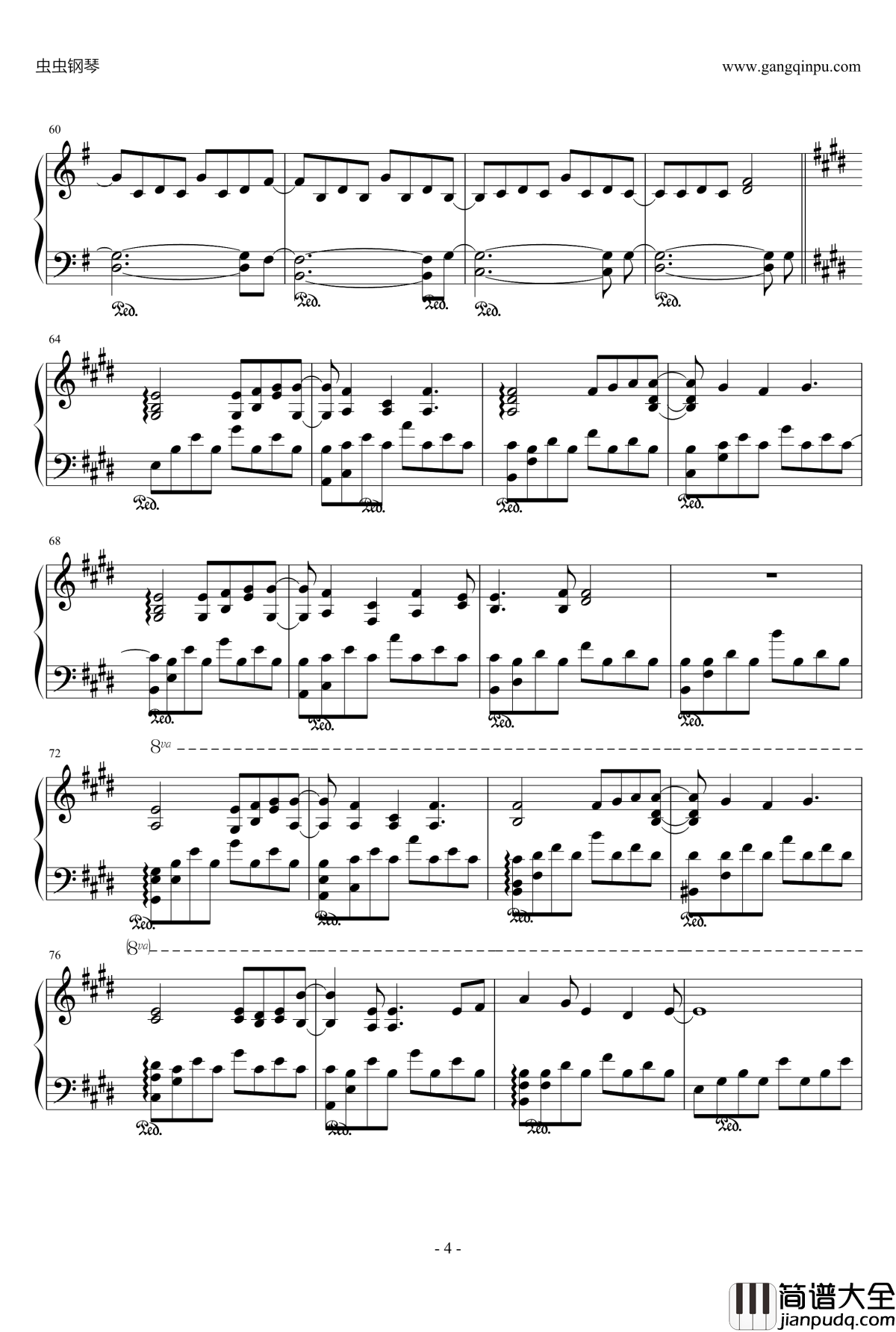 I_say_yes钢琴谱_ゼロの使い魔_双月の骑士_零之使魔