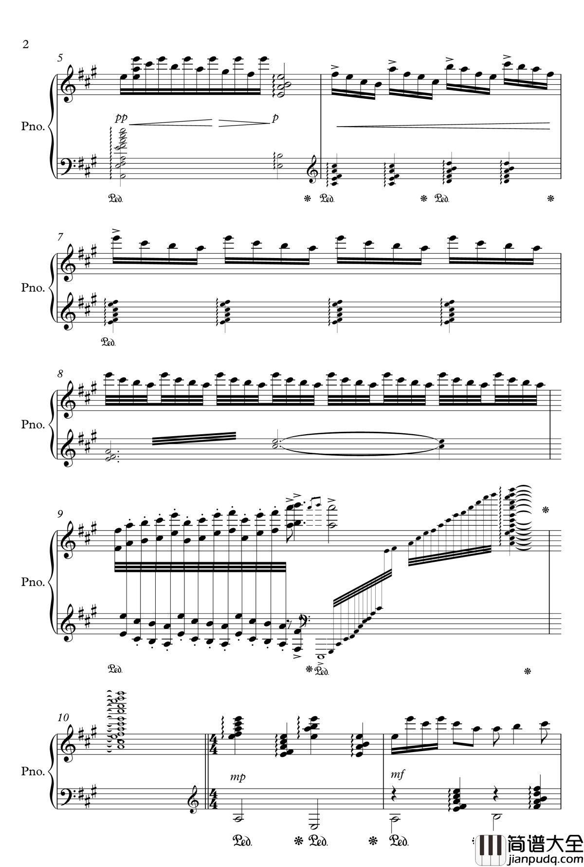 豐收漁歌钢琴谱_鋼琴獨奏改編_李自立