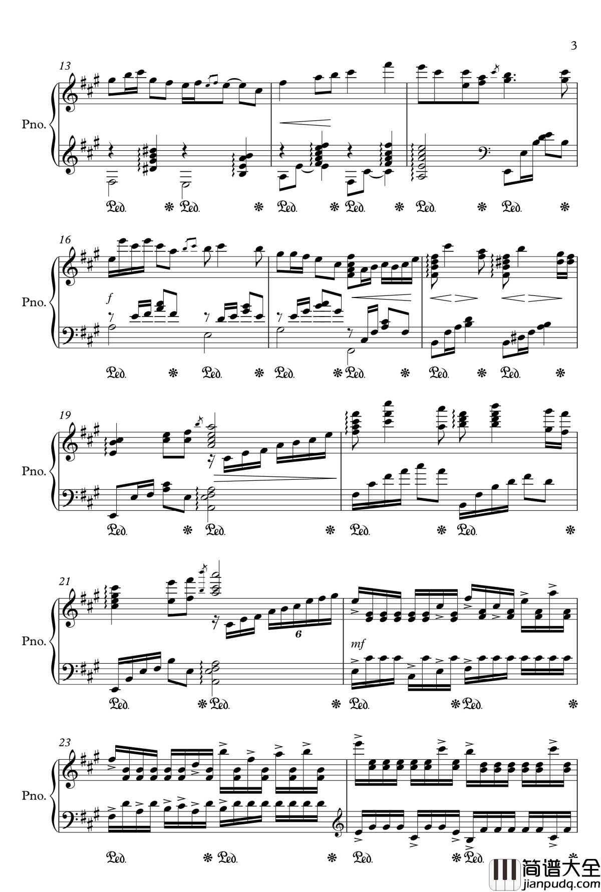 豐收漁歌钢琴谱_鋼琴獨奏改編_李自立