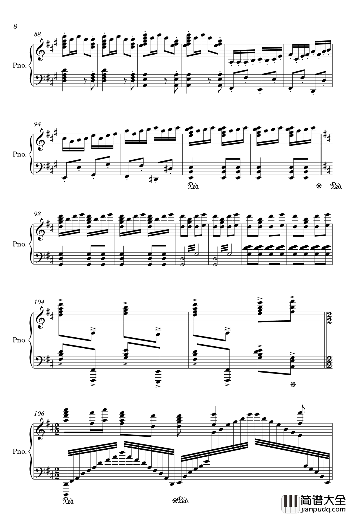 豐收漁歌钢琴谱_鋼琴獨奏改編_李自立