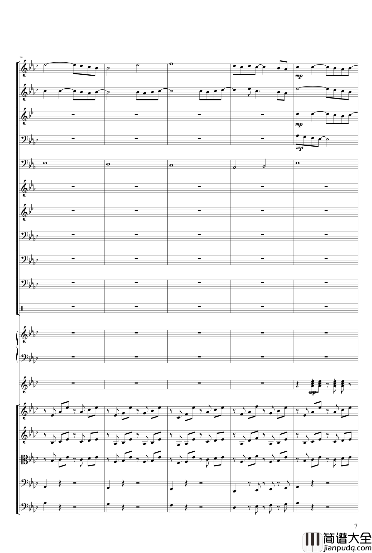 极乐已去钢琴谱_WinXP纪念曲_10572578