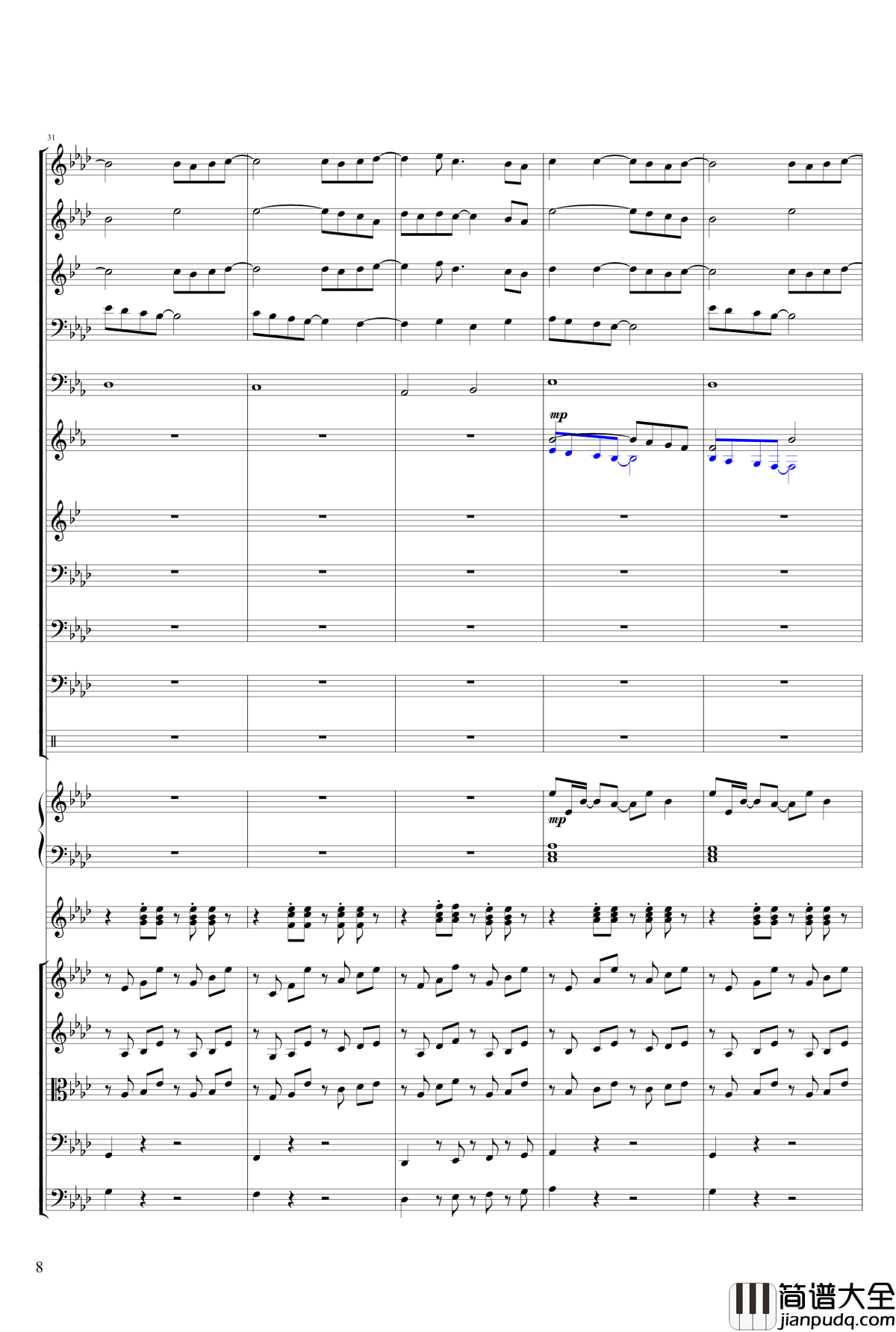 极乐已去钢琴谱_WinXP纪念曲_10572578