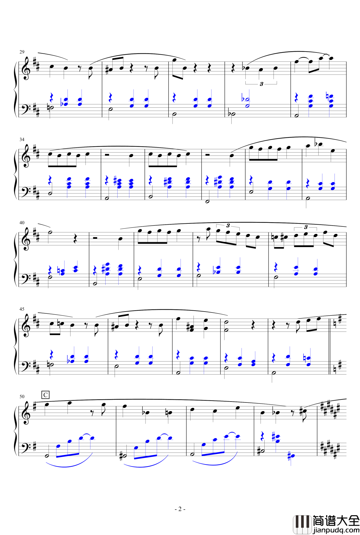 La_Vanille钢琴谱_独奏用_香草_thisisit2009