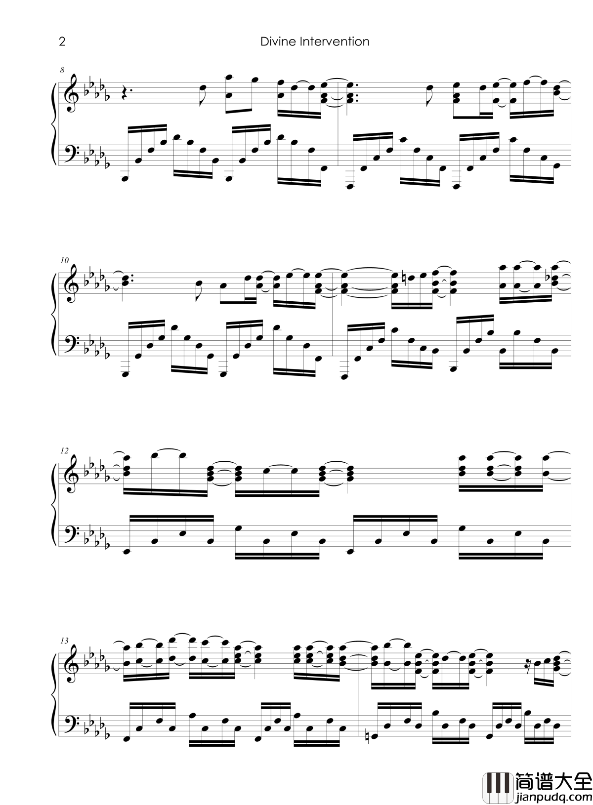 魔女的使命op钢琴谱_娜娜_魔女的使命