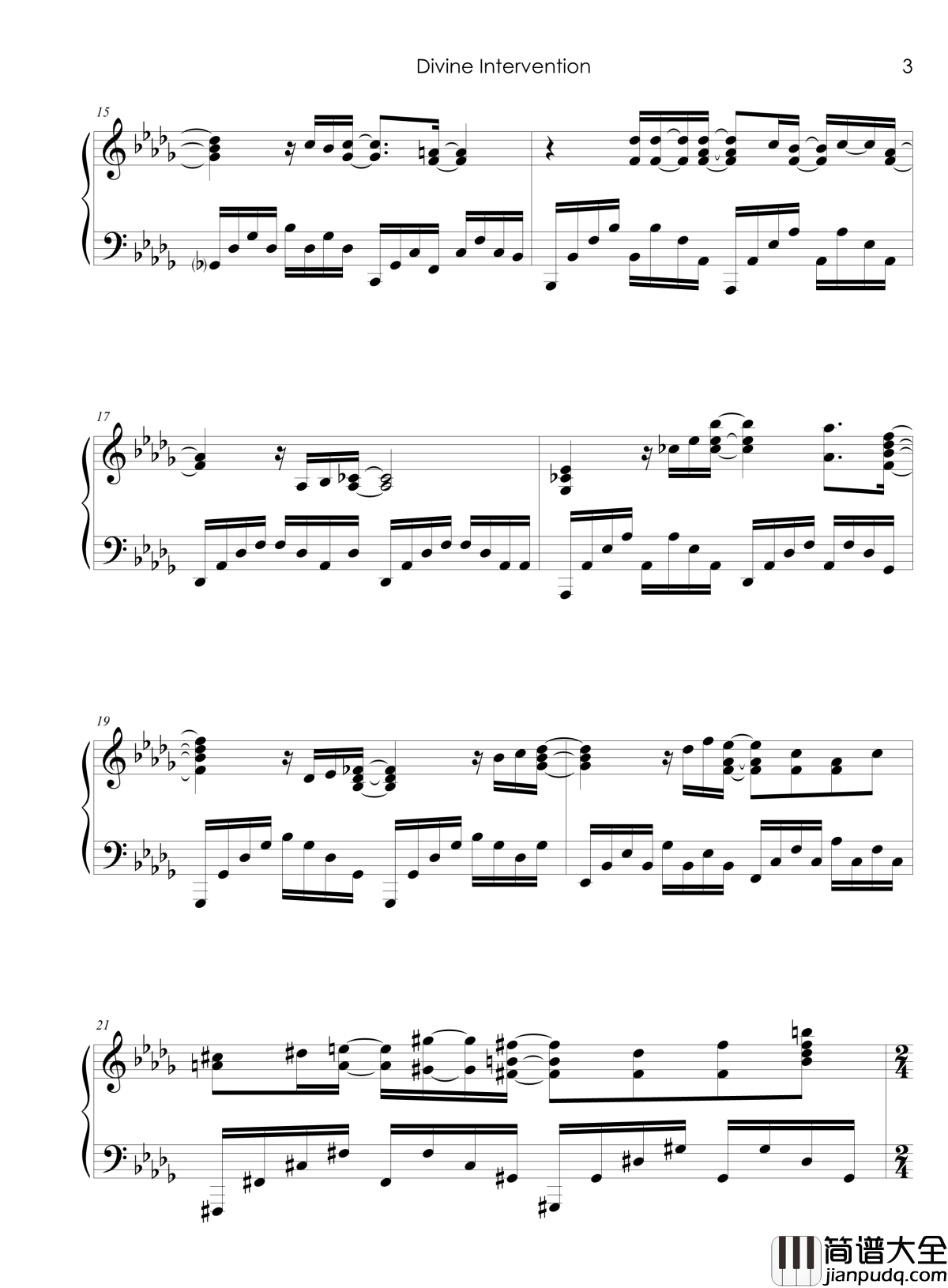 魔女的使命op钢琴谱_娜娜_魔女的使命