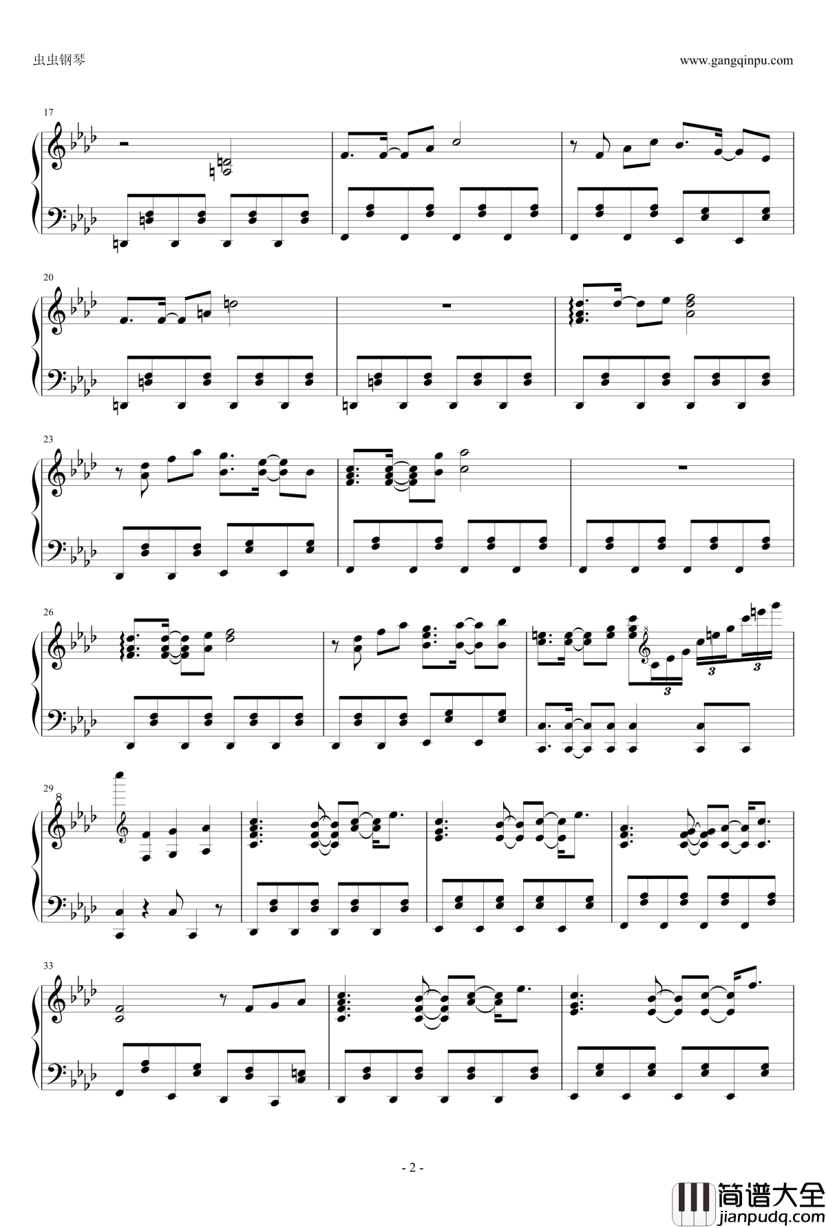 風神少女钢琴谱_Short_Version_东方project_东方花映冢_触手猴