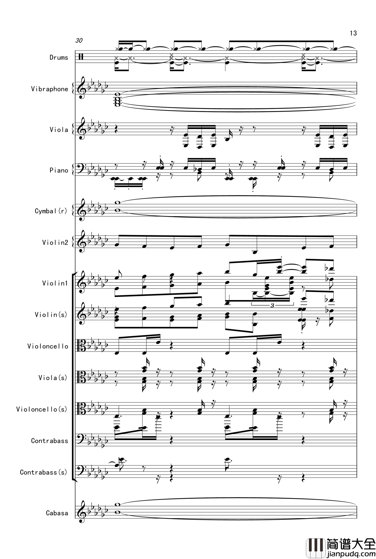 Bad_apple钢琴谱_总谱震撼登场_娜娜X东方_东方project