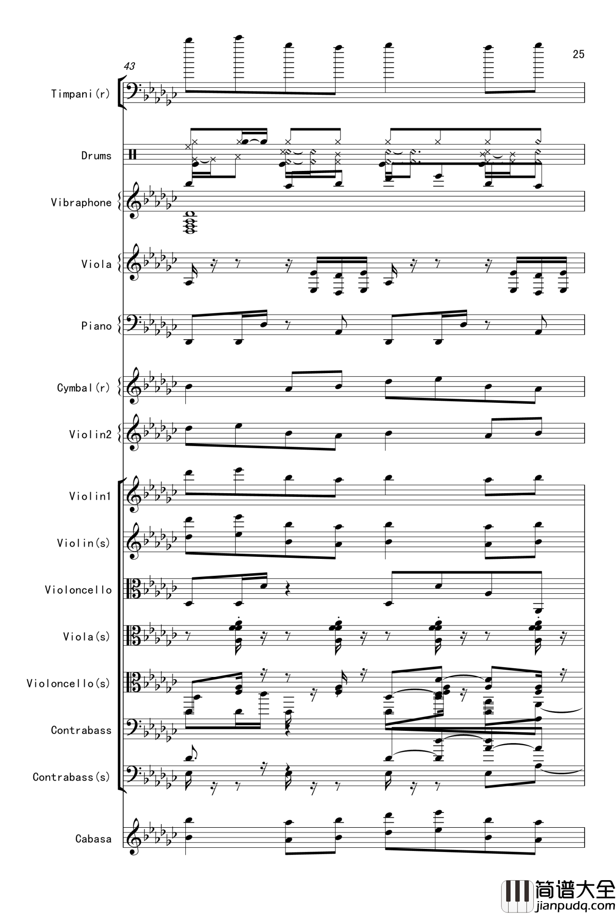 Bad_apple钢琴谱_总谱震撼登场_娜娜X东方_东方project